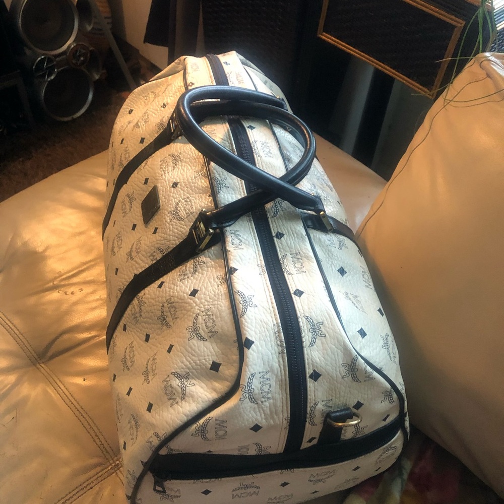 Luxury Vintage MCM travel bag.